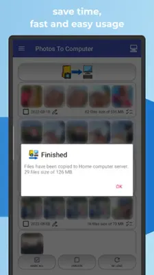 Photos To Computer android App screenshot 9