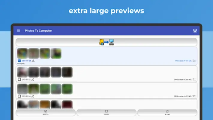 Photos To Computer android App screenshot 5