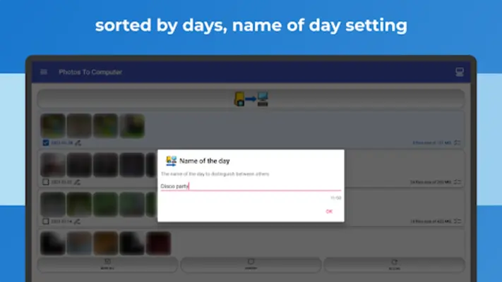 Photos To Computer android App screenshot 6